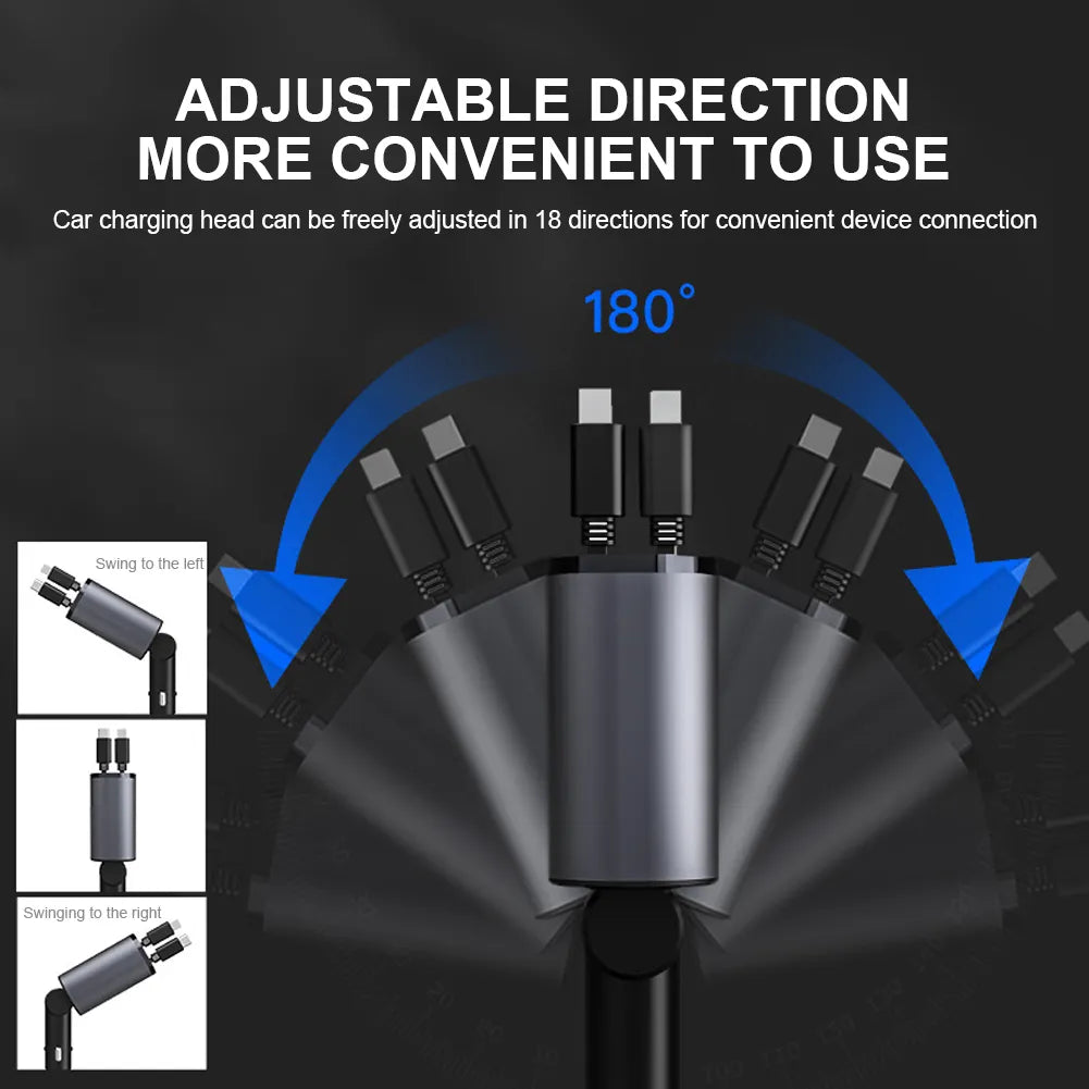 IgniteDrive Retractable Car Charger