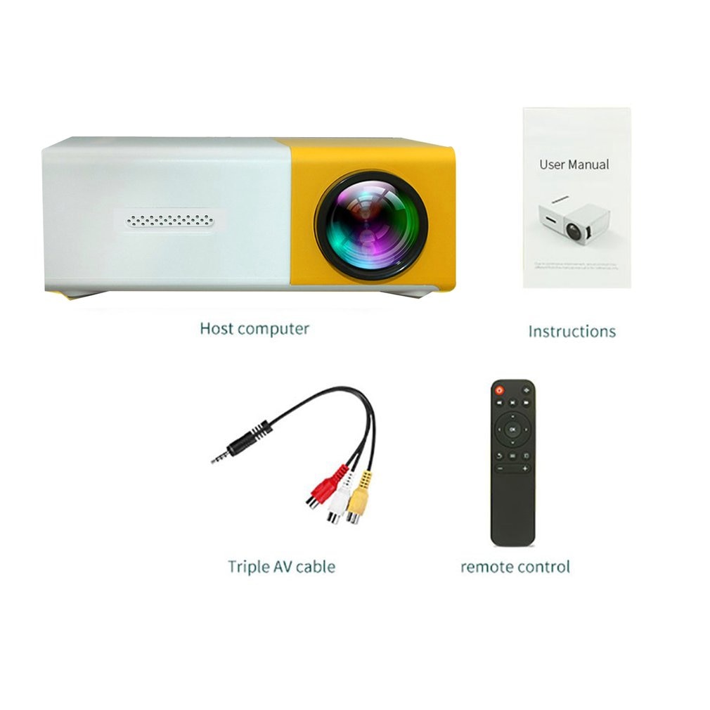 CineHome Audio LED Projector