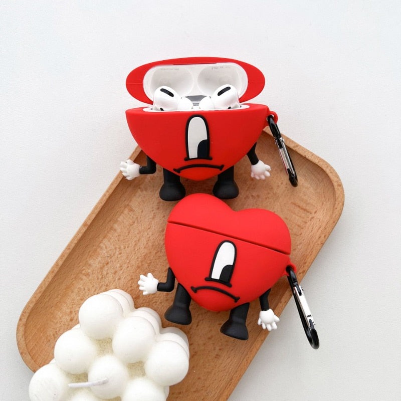 3D Bad Bunny AirPods Case